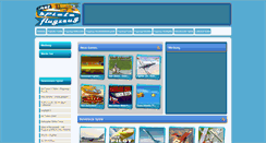Desktop Screenshot of flugzeugspiele.net